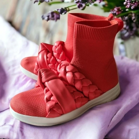 Fitflop Shoes - Fit Flop red braided trainer socks.Size uk 5 us 7 eu 38